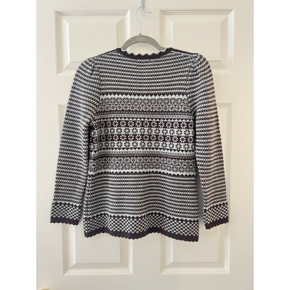 Oleana 100% Alpaca Norwegian Nordic Knit Cardigan - Women's XS - Picture 2 of 9